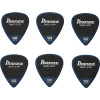 Ibanez PPA14HSG-DB Grip Wizard Series Sand Grip Flat Picks - 6 pcs