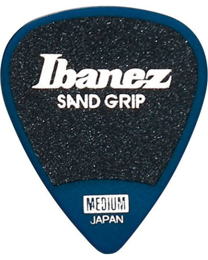 Ibanez PPA14MSG-DB Grip Wizard Series Sand Grip Flat Picks - 6 pcs