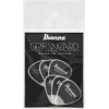 Ibanez PPA14MSG-WH Grip Wizard Series Sand Grip Flat Picks - 6 pcs