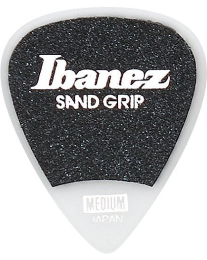 Ibanez PPA14MSG-WH Grip Wizard Series Sand Grip Flat Picks - 6 pcs