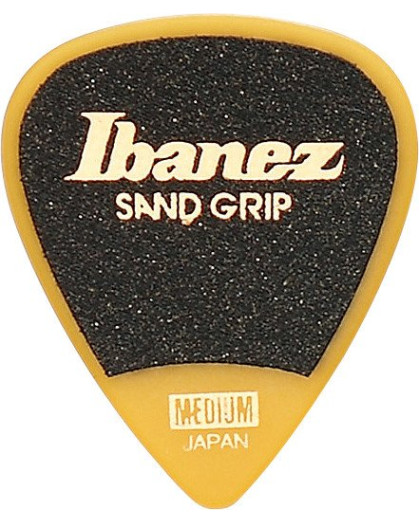 Ibanez PPA14MSG-YE Grip Wizard Series Sand Grip Flat Picks - 6 pcs