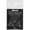 Ibanez PPA16HRG-BK Grip Wizard Series Rubber Grip Flat Pick - 6 pcs