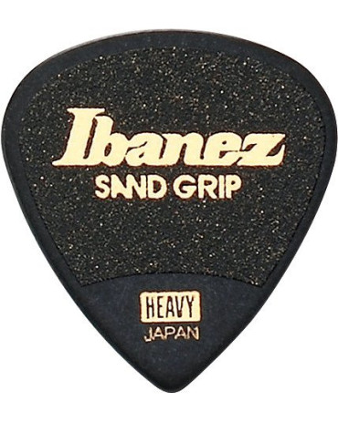 Ibanez PPA16HSG-BK Grip Wizard Series Sand Grip Flat Picks - 6 pcs