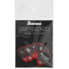 Ibanez PPA16HSG-RD Grip Wizard Series Sand Grip Flat Picks - 6 pcs
