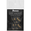 Ibanez PPA16MSG-BK Grip Wizard Series Sand Grip Flat Picks - 6 pcs