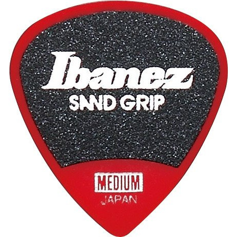Ibanez PPA16MSG-RD Grip Wizard Series Sand Grip Flat Picks - 6 pcs