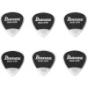 Ibanez PPA16MSG-WH Grip Wizard Series Sand Grip Flat Picks - 6 pcs