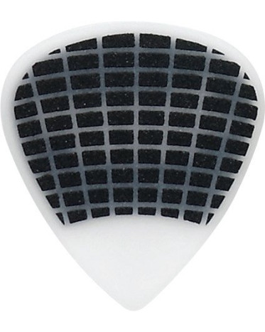 Ibanez PPA16MSG-WH Grip Wizard Series Sand Grip Flat Picks - 6 pcs