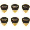 Ibanez PPA16MSG-YE Grip Wizard Series Sand Grip Flat Picks - 6 pcs