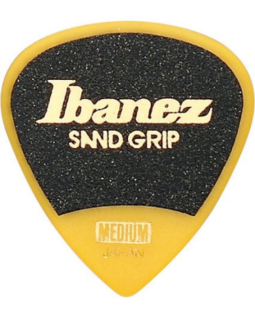 Ibanez PPA16MSG-YE Grip Wizard Series Sand Grip Flat Picks - 6 pcs