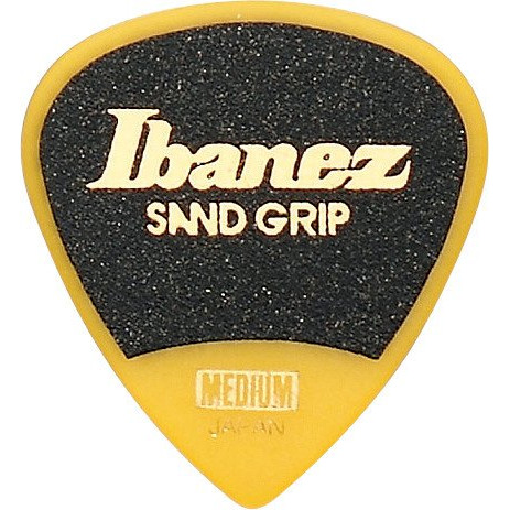Ibanez PPA16MSG-YE Grip Wizard Series Sand Grip Flat Picks - 6 pcs