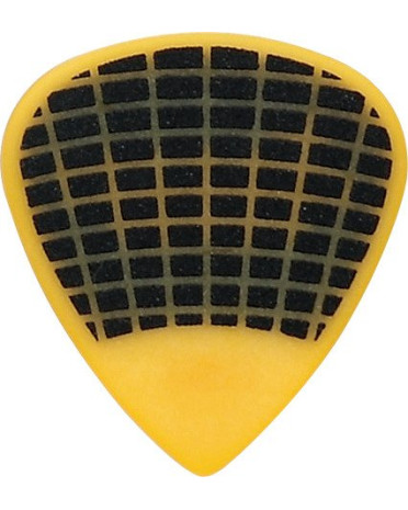 Ibanez PPA16MSG-YE Grip Wizard Series Sand Grip Flat Picks - 6 pcs