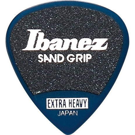 Ibanez PPA16XSG-DB Grip Wizard Series Sand Grip Flat Picks - 6 pcs