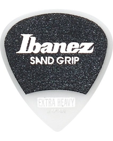 Ibanez PPA16XSG-WH Grip Wizard Series Sand Grip Flat Picks - 6 pcs