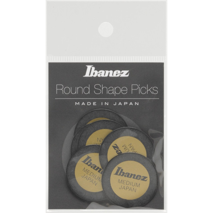 Ibanez PPA1M-BK Round Picks - 6 pcs