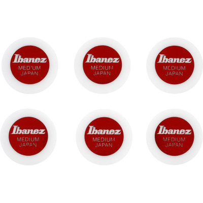 Ibanez PPA1M-WH Round Picks - 6 pcs