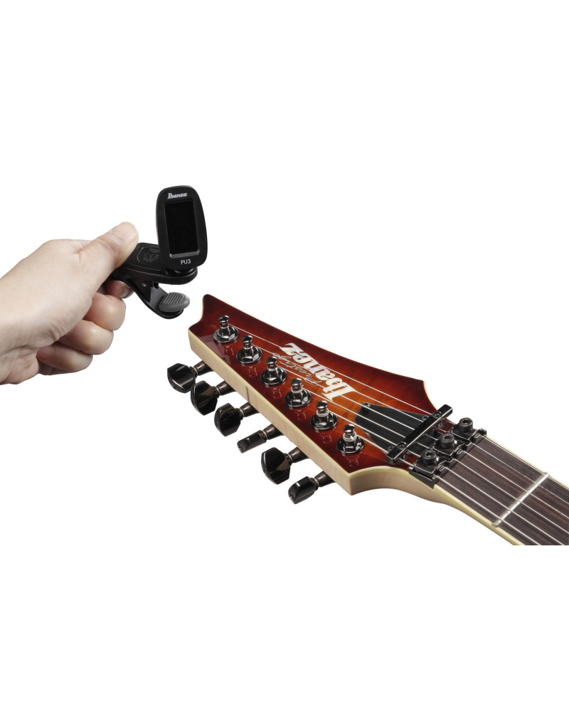 Ibanez PU3-BK Chromatic / Automatic Clip Tuner - Black