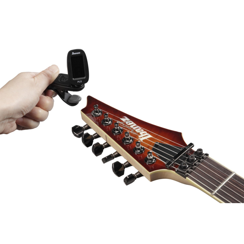 Ibanez PU3-BK Chromatic / Automatic Clip Tuner - Black