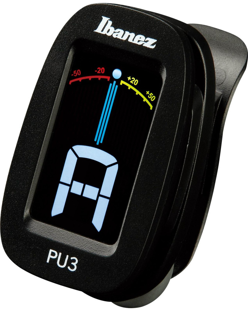 Ibanez PU3-BK Chromatic / Automatic Clip Tuner - Black