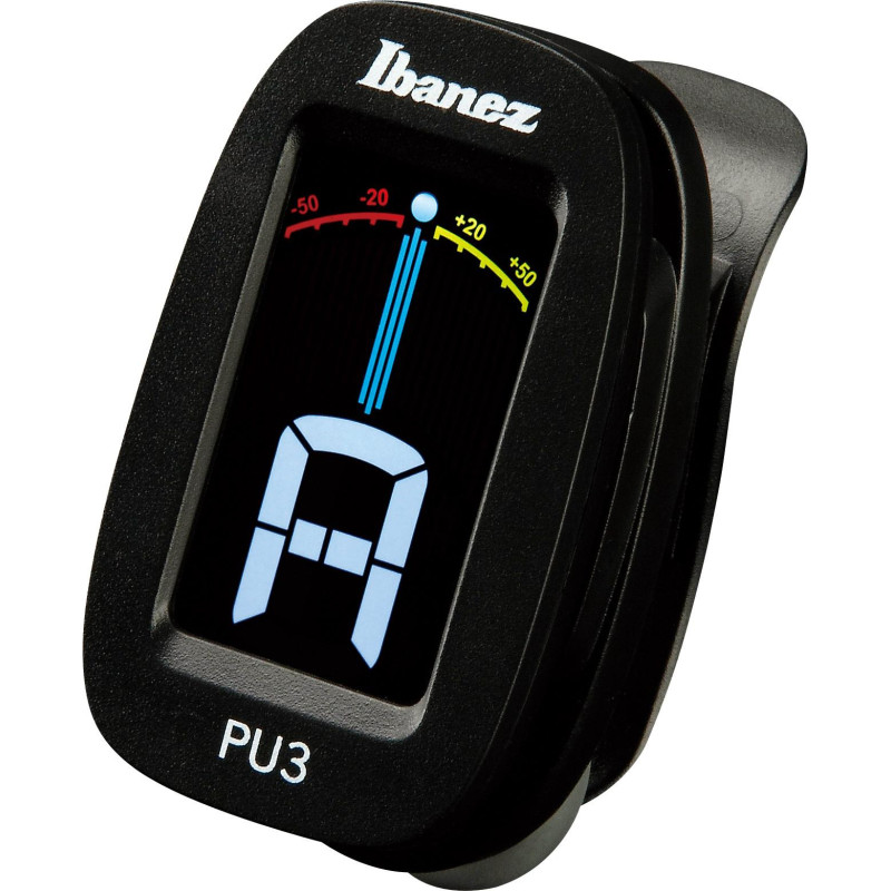 Ibanez PU3-BK Chromatic / Automatic Clip Tuner - Black