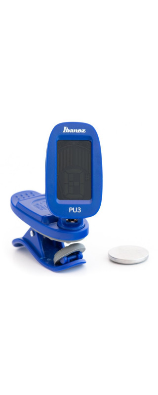 Ibanez PU3-BL Chromatic / Automatic Clip Tuner - Blue