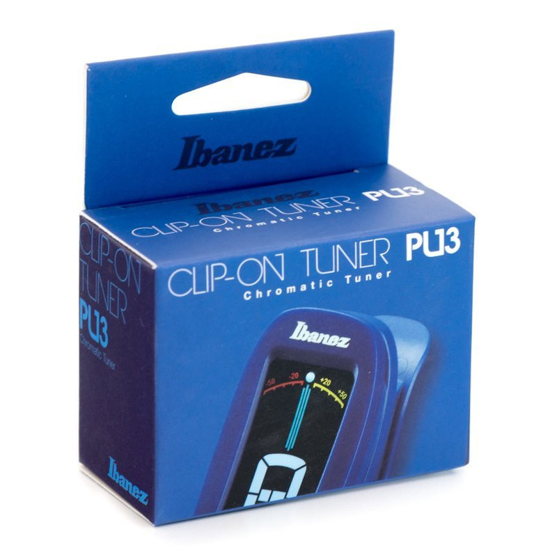 Ibanez PU3-BL Chromatic / Automatic Clip Tuner - Blue