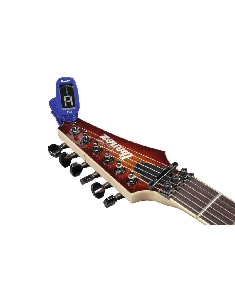Ibanez PU3-BL Chromatic / Automatic Clip Tuner - Blue