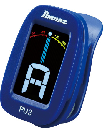 Ibanez PU3-BL Chromatic / Automatic Clip Tuner - Blue