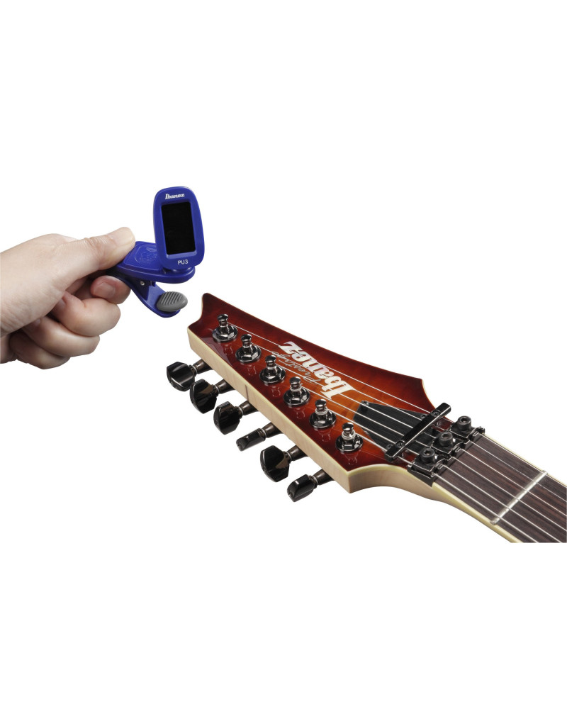 Ibanez PU3-BL Chromatic / Automatic Clip Tuner - Blue