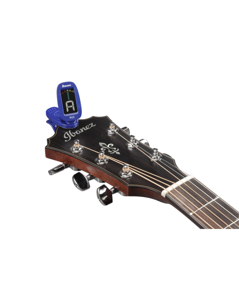 Ibanez PU3-BL Chromatic / Automatic Clip Tuner - Blue