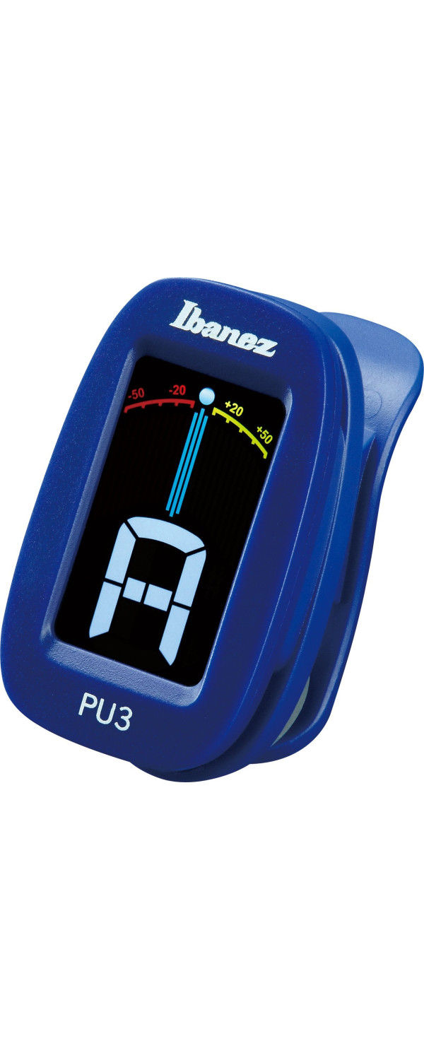 Ibanez PU3-BL Chromatic / Automatic Clip Tuner - Blue