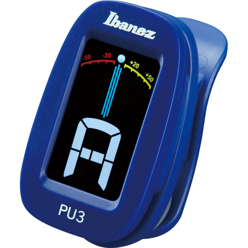 Ibanez PU3-BL Chromatic / Automatic Clip Tuner - Blue