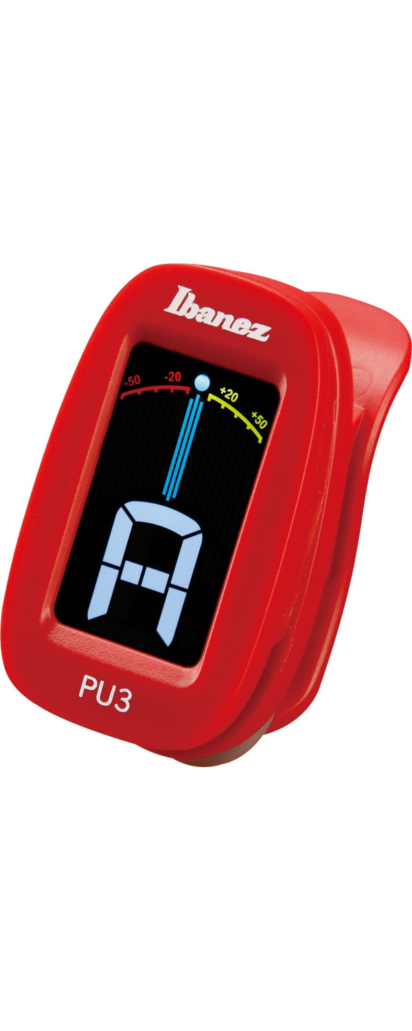 Ibanez PU3-RD Chromatic / Automatic Clip Tuner - Red