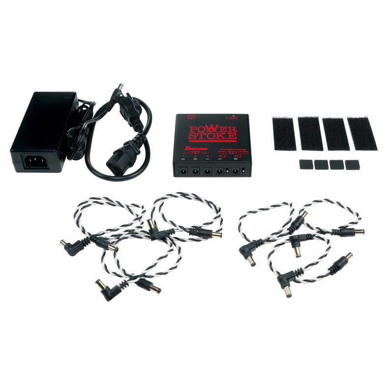 Ibanez PWRS6 Guitar Pedal Power Supply - 6 Isolated Outputs for Guitar Pedals