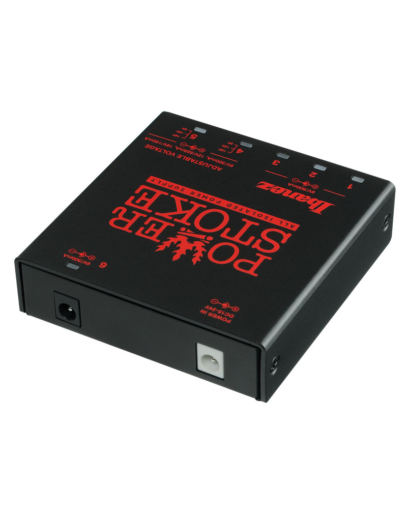 Ibanez PWRS6 Guitar Pedal Power Supply - 6 Isolated Outputs for Guitar Pedals