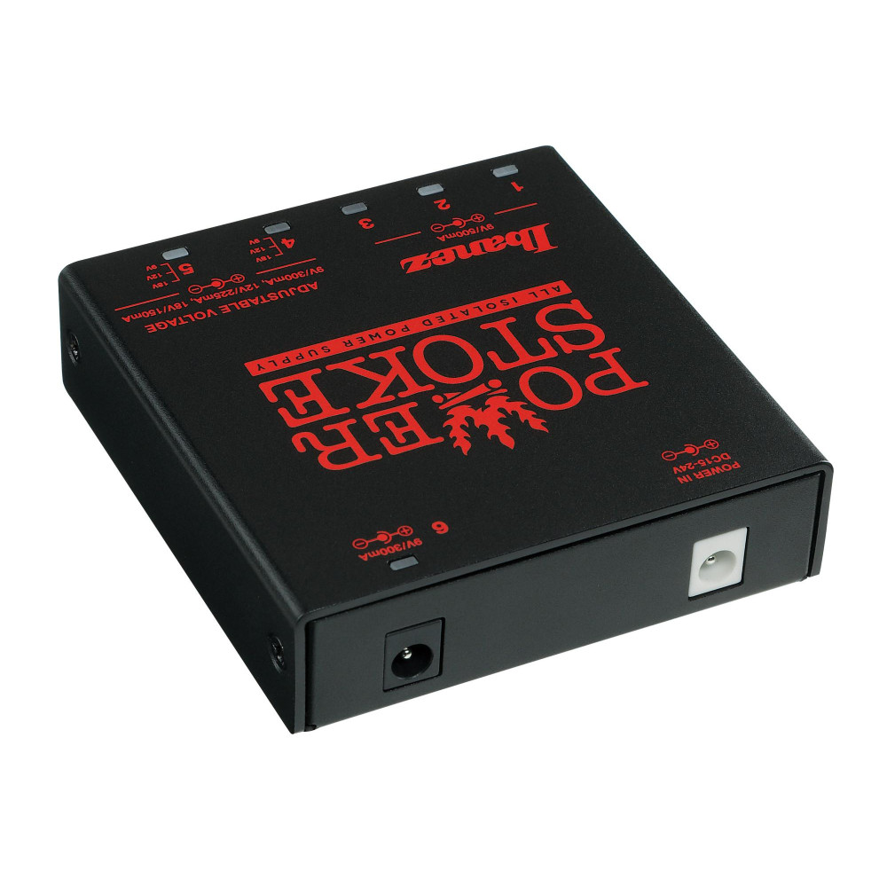 Ibanez PWRS6 Guitar Pedal Power Supply - 6 Isolated Outputs for Guitar Pedals