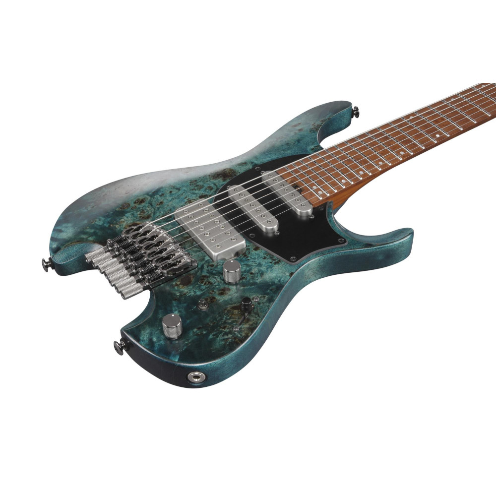 Ibanez Q547PB-COL Quest Electric Guitar 7-String - Cosmic Blue Low Gloss + Gig Bag
