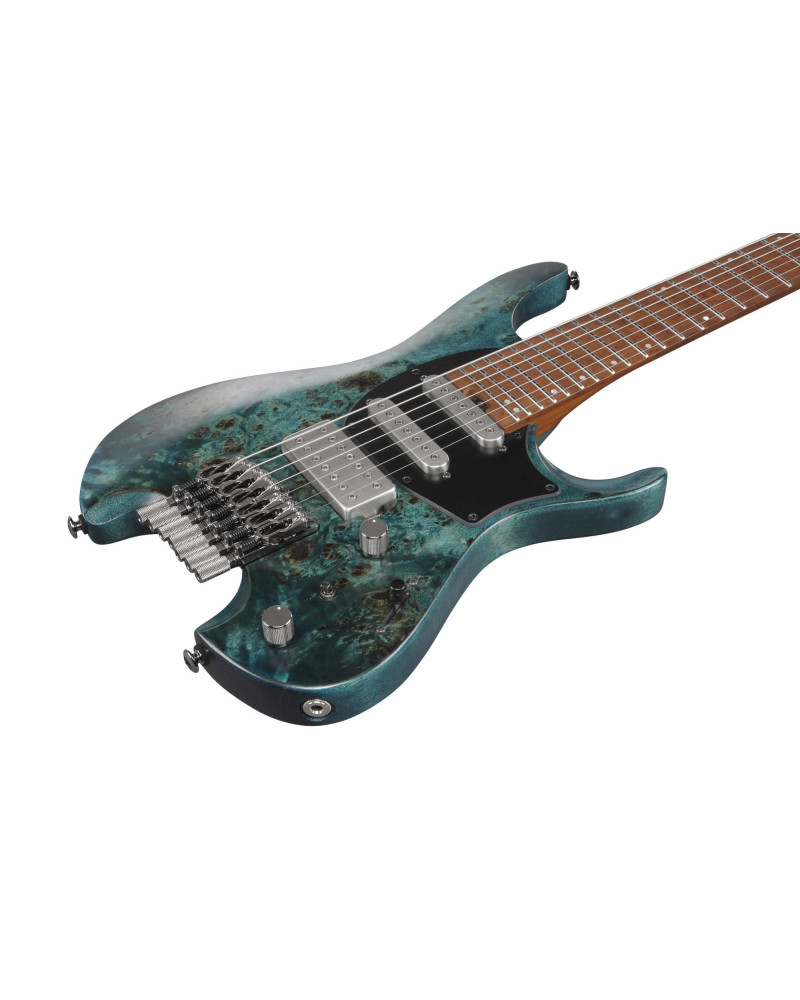 Ibanez Q547PB-COL Quest Electric Guitar 7-String - Cosmic Blue Low Gloss + Gig Bag