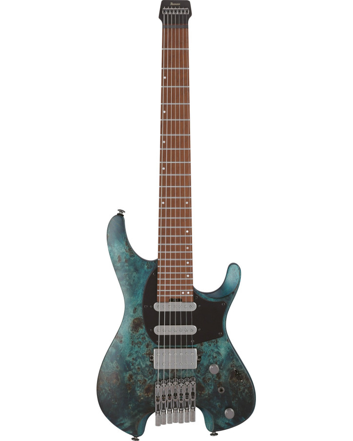 Ibanez Q547PB-COL Quest Electric Guitar 7-String - Cosmic Blue Low Gloss + Gig Bag