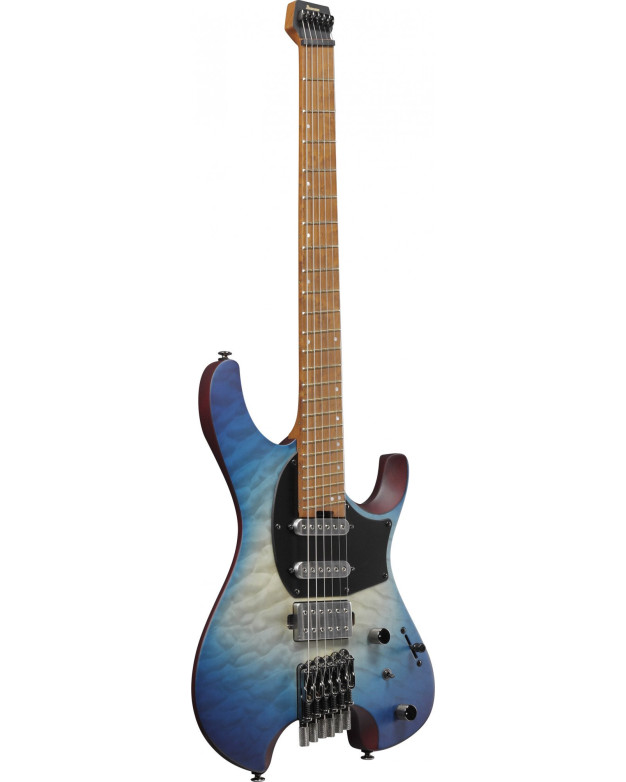 Ibanez QX54QM-BSM Quest Electric Guitar 6-String - Blue Sphere Burst Matte + Gig Bag