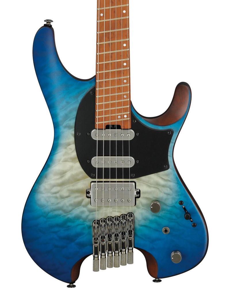 Ibanez QX54QM-BSM Quest Electric Guitar 6-String - Blue Sphere Burst Matte + Gig Bag