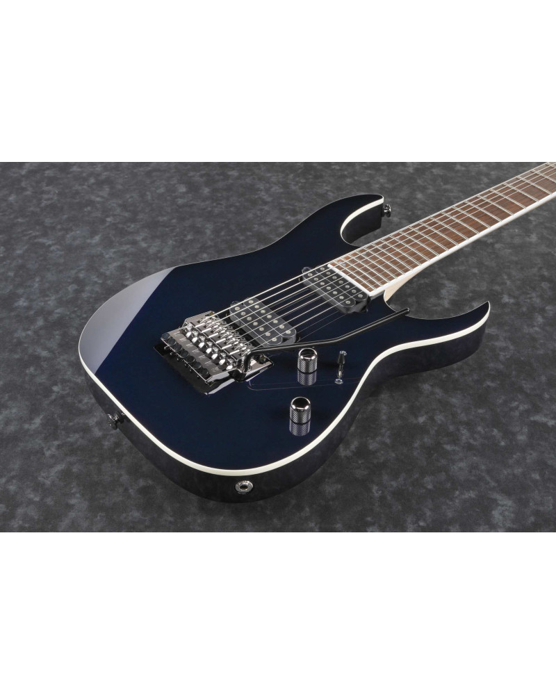 Ibanez RG2027XL-DTB Prestige RG Electric Guitar 7-String - Dark Tide Blue +Case