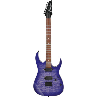 Ibanez RG421QM-CBB RG Electric Guitar 6-String - Cerulean Blue Burst