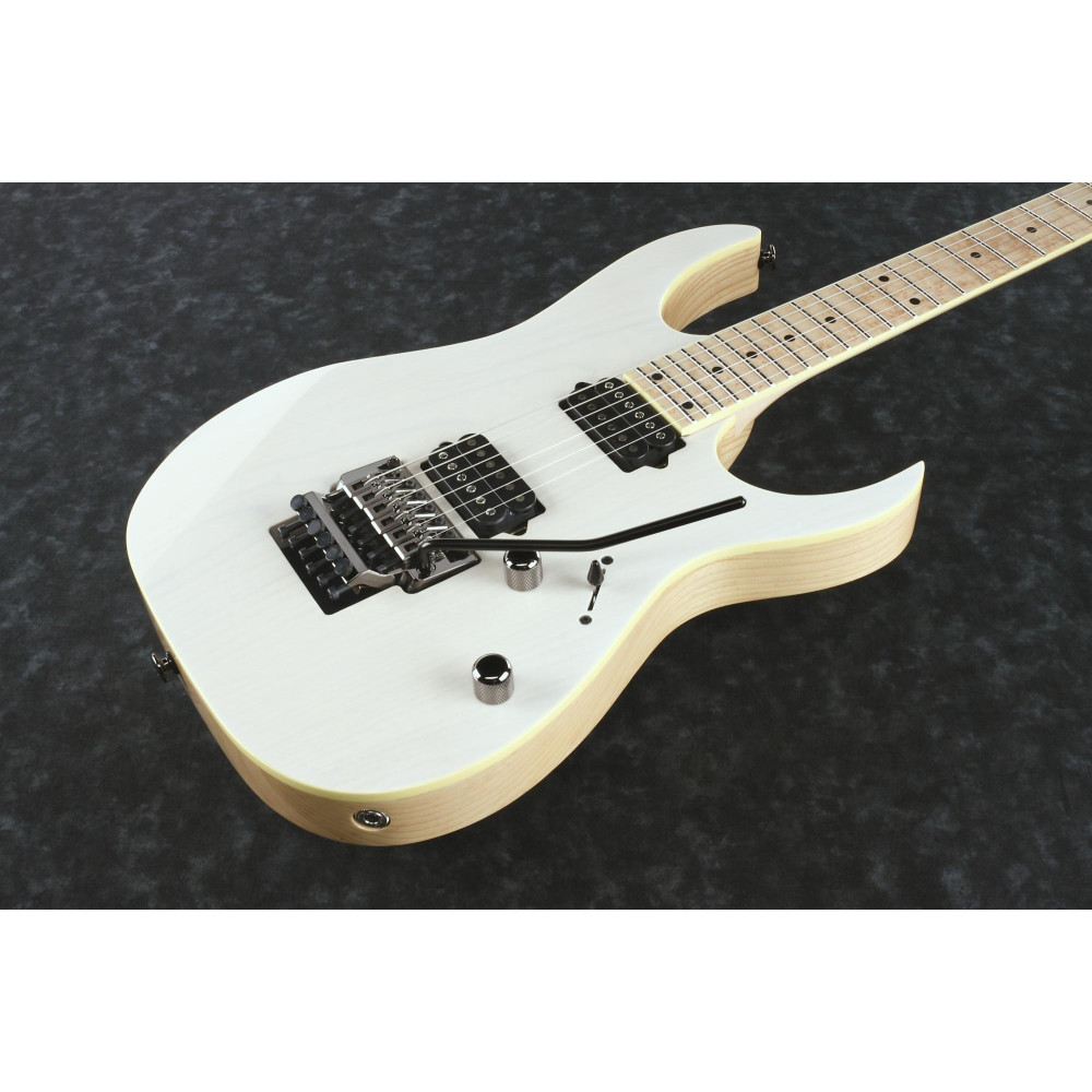Ibanez RG652AHM-AWD Prestige RG Electric Guitar 6-String - Antique White Blonde + Case
