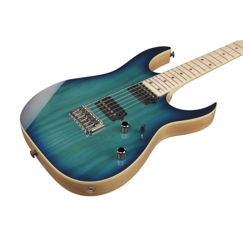 Ibanez RG652AHMFXNGB Prestige RG Electric Guitar 6-String - Nebula Green Burst + Case M20RG