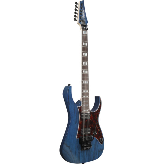 Ibanez RG653DX-TDF Prestige RG Electric Guitar 6-String - Transparent Deep Blue Flat + Case