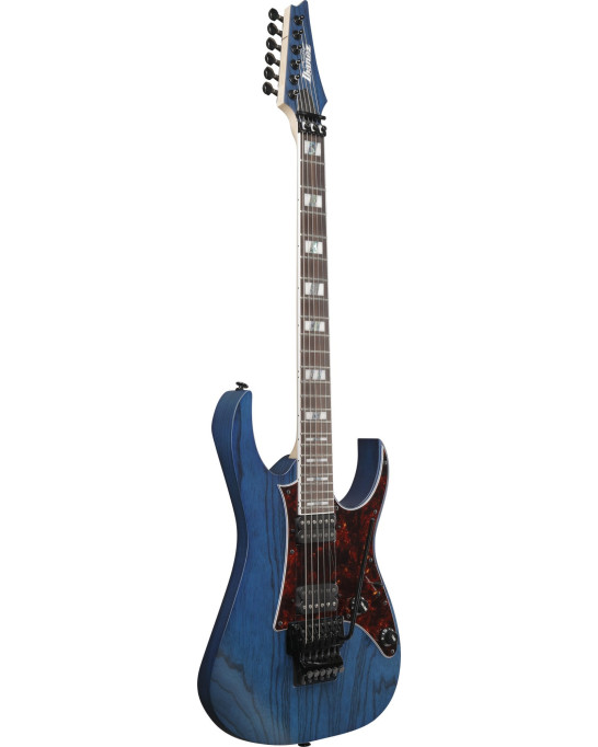 Ibanez RG653DX-TDF Prestige RG Electric Guitar 6-String - Transparent Deep Blue Flat + Case