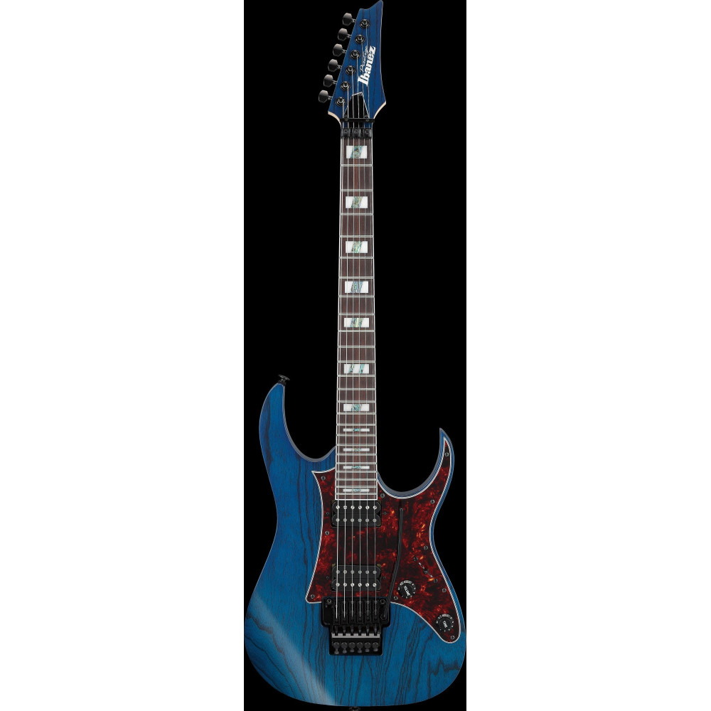 Ibanez RG653DX-TDF Prestige RG Electric Guitar 6-String - Transparent Deep Blue Flat + Case
