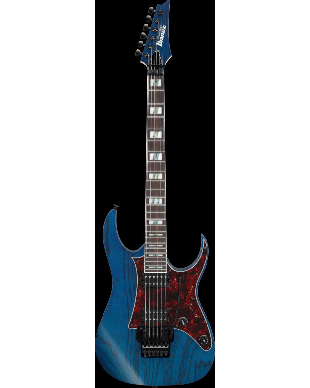Ibanez RG653DX-TDF Prestige RG Electric Guitar 6-String - Transparent Deep Blue Flat + Case