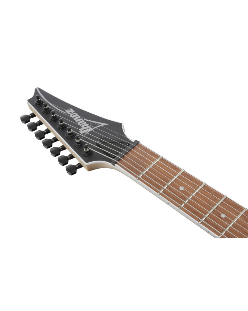 Ibanez RG7421EX-BKF RG Electric Guitar 7-String - Black Flat